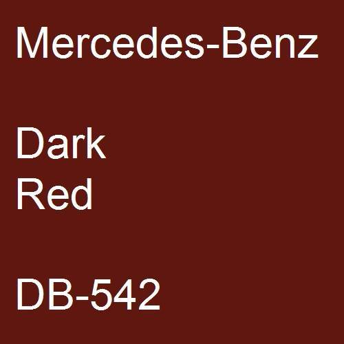 Mercedes-Benz, Dark Red, DB-542.